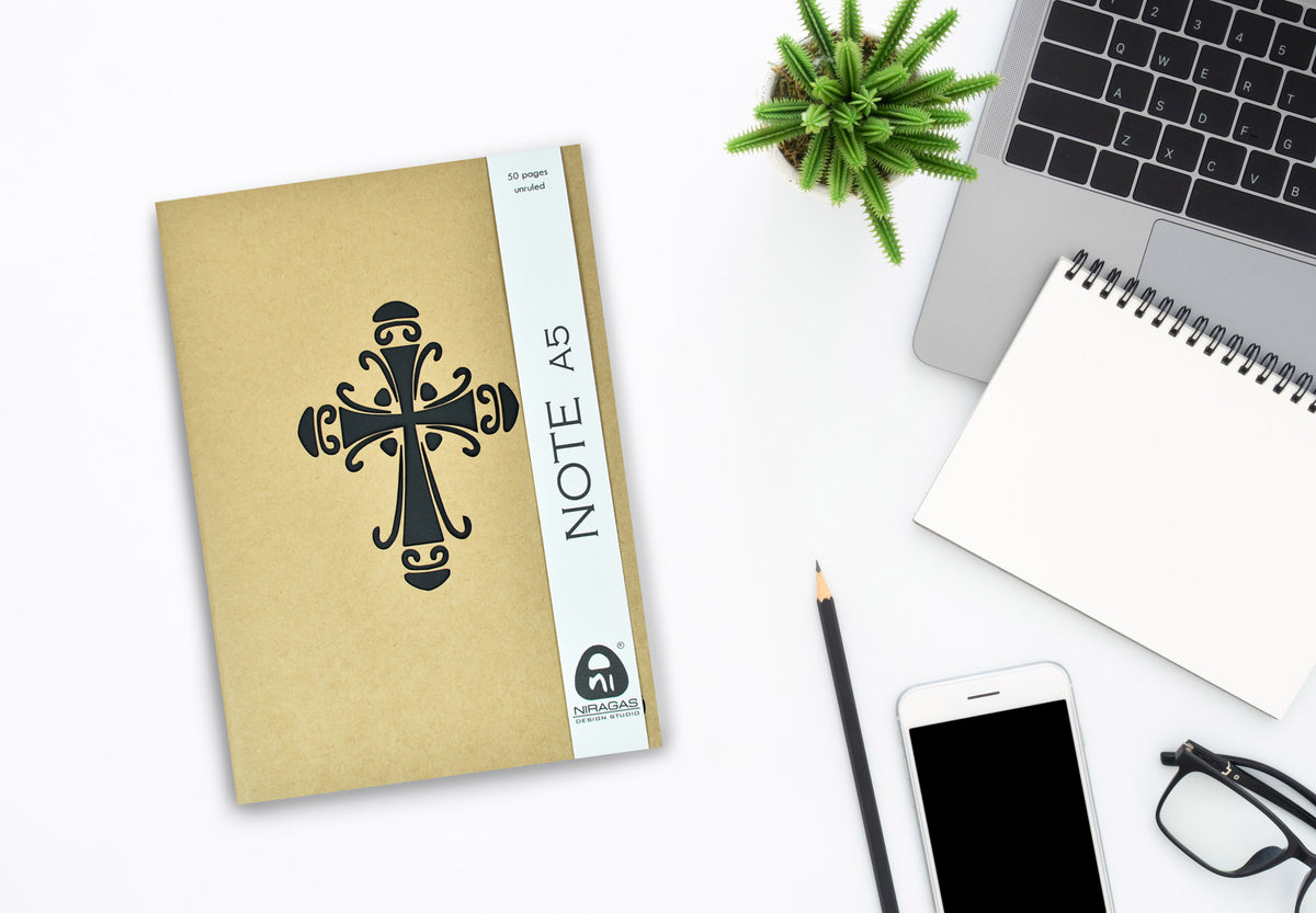 Holy cross cutwork Notebook A5 – niragas